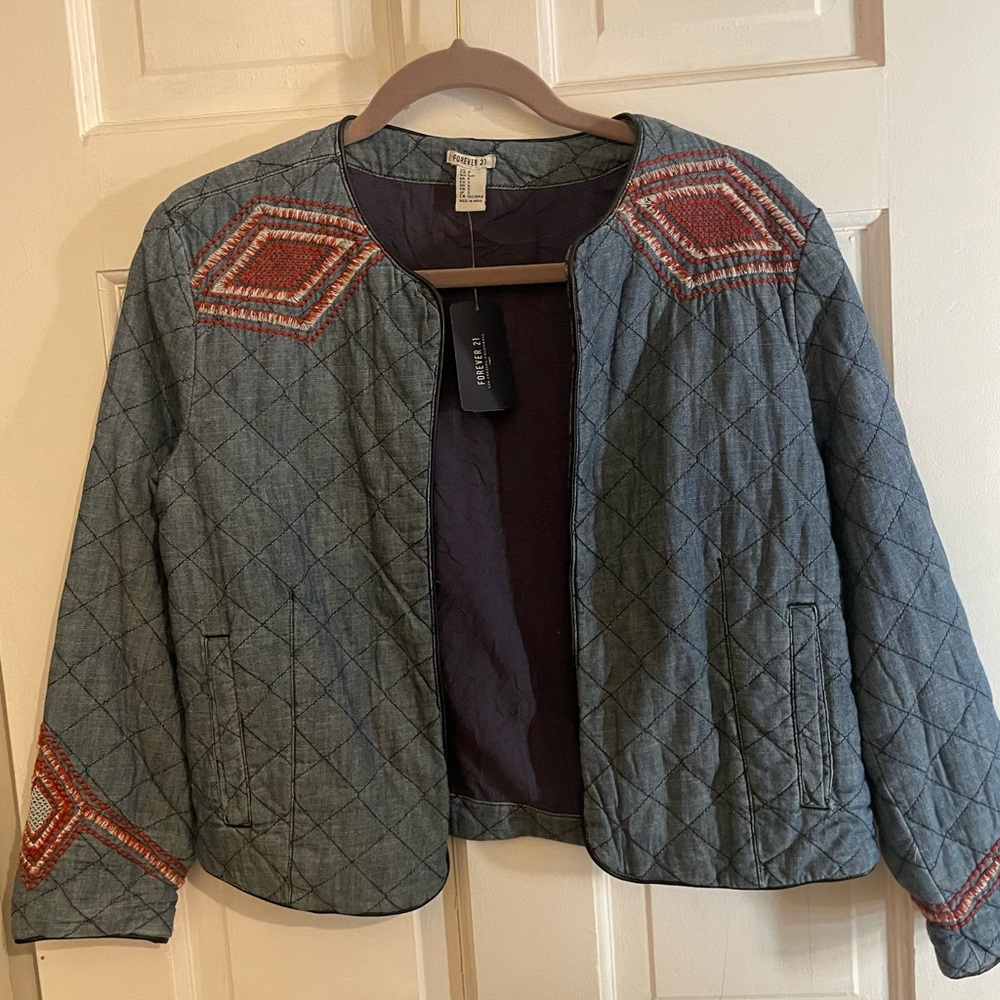 Forget 21 quilted demon jacket